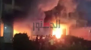 نيران ضخمة تلتهم معرض حرفي للأجهزة الكهربائية في سمنود الغربية وتسبب خسائر تقدر بالملايين