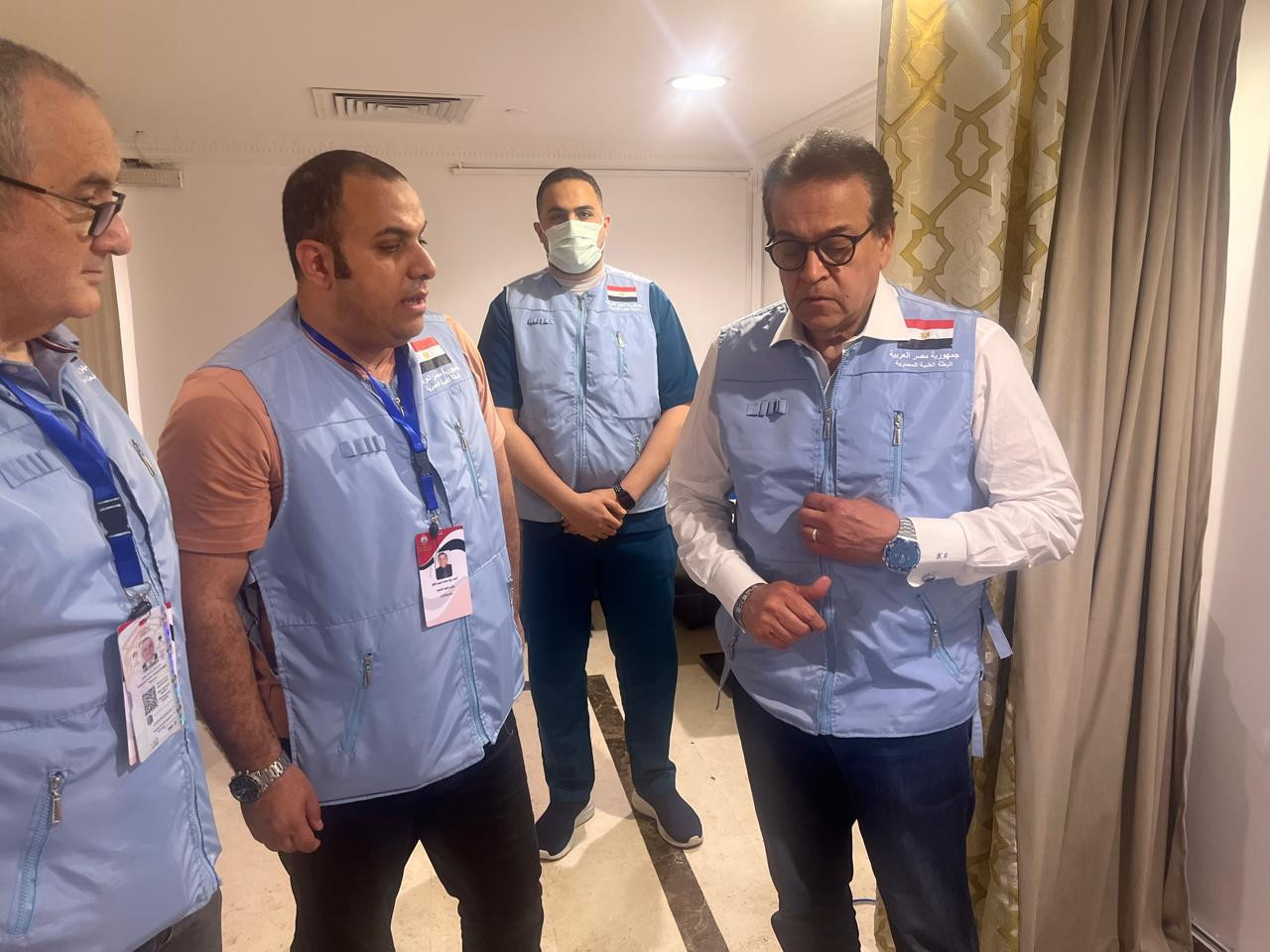 وزير الصحة بالحج