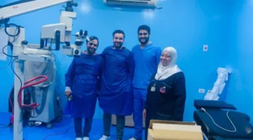 تقديم مرفق جديد من الميكروسكوب الجراحي لمستشفى الرمد ببنها