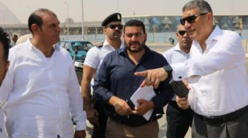 محافظ الجيزة يزور المرحلة النهائية لمشاريع التطوير حول المتحف المصري الكبير