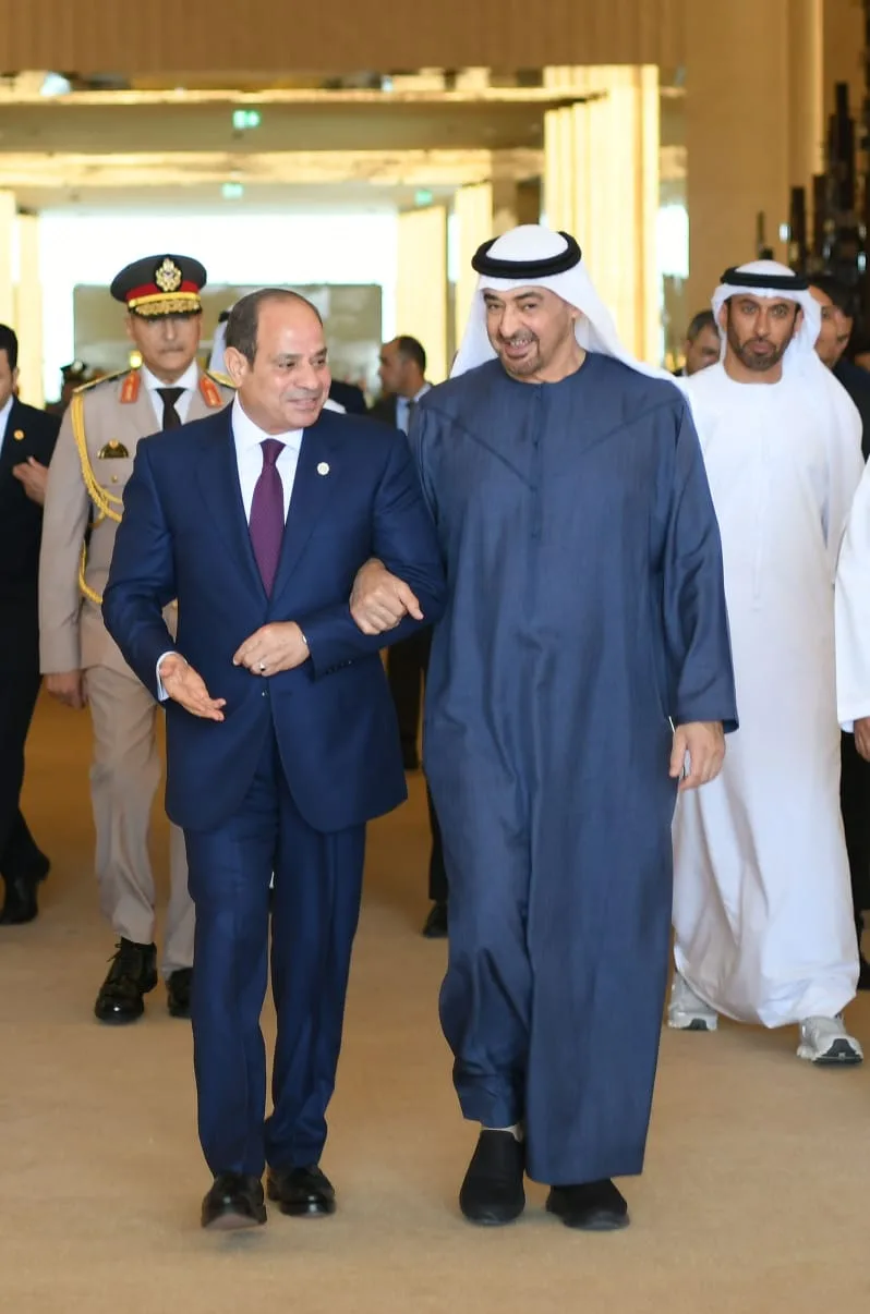 السيسي وبن زايد يشددان على ضرورة وقف فوري لإطلاق النار في غزة | صور السيسي وبن زايد يشددان على ضرورة وقف فوري لإطلاق النار في غزة | صور