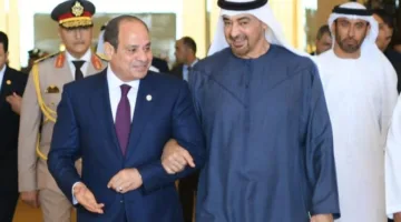 السيسي ومحمد بن زايد يشددان على ضرورة وقف إطلاق النار الفوري في غزة