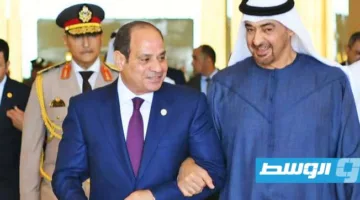 السيسي وبن زايد يناقشان مستجدات الأوضاع في ليبيا وسوريا والسودان