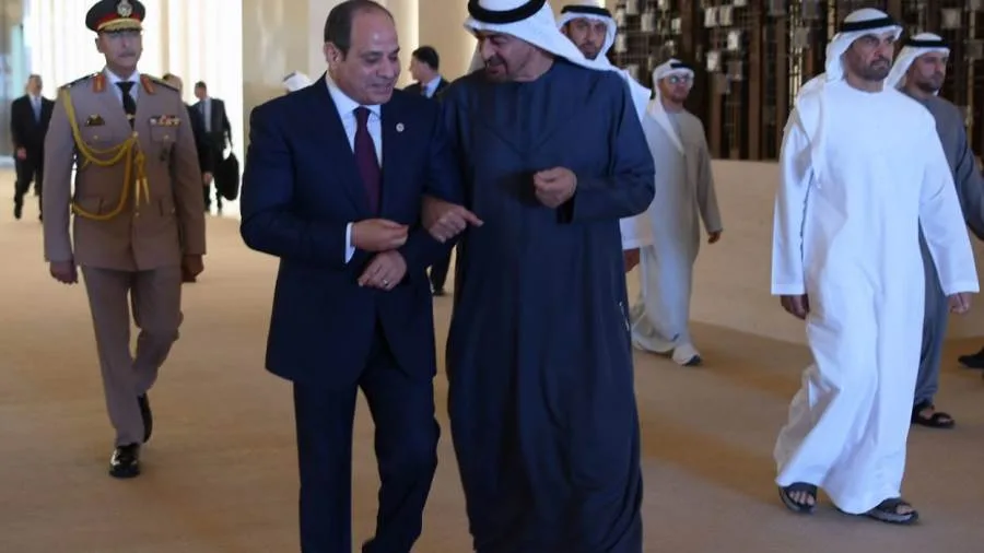 عاجل.. السيسي يزور أبوظبي للقاء الشيخ محمد بن زايد لمناقشة تعزيز العلاقات والتعاون الإقليمي عاجل.. السيسي يزور أبوظبي للقاء الشيخ محمد بن زايد لمناقشة تعزيز العلاقات والتعاون الإقليمي