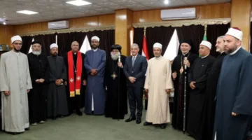 محافظ الإسماعيلية يستقبل وفد من الأزهر والهيئة العامة للأوقاف والكنائس لتقديم التهاني بعيد الأضحى المبارك