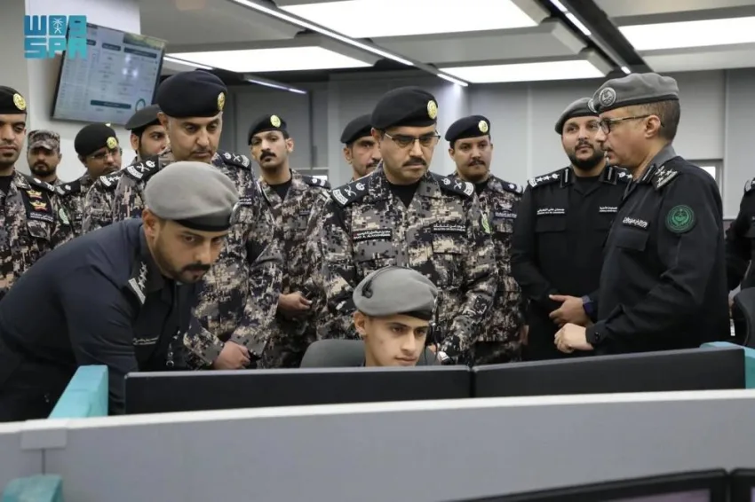 المغيلصيب يقوم بزيارة مركز العمليات الأمنية الموحدة (911) في مكة المكرمة. المغيلصيب يقوم بزيارة مركز العمليات الأمنية الموحدة (911) في مكة المكرمة.