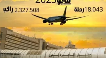 ارتفاع غير عادي في نشاط الركاب بمطار القاهرة: تجاوز المليوني راكب و18 ألف رحلة في مايو!
