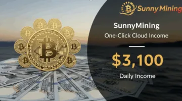 استفد من التعدين السحابي مع SunnyMining لتحقيق ربح يومي يصل إلى 3100 دولار بنقرة واحدة.