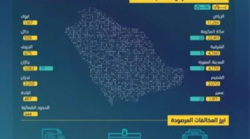 هيئة النقل: أكثر من 480,000 عملية فحص و189,000 مخالفة.