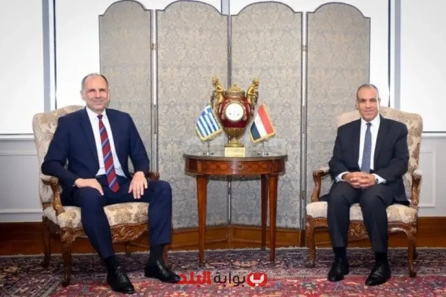 وزير الخارجية يسلط الضوء على قوة العلاقات المميزة مع اليونان خلال اجتماع مع نظيره وزير الخارجية يسلط الضوء على قوة العلاقات المميزة مع اليونان خلال اجتماع مع نظيره