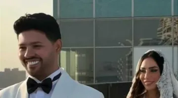 أول صور من زفاف محمد شاهين ورشا الظنحاني