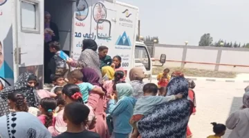 إجراء فحوصات لأكثر من 490 شخصاً وتوزيع 110 نظارات طبية في قافلة مجانية بالبحيرة
