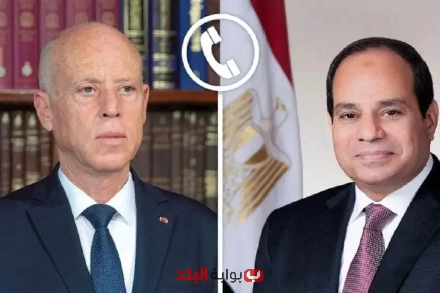 الرئيس السيسي يتلقى اتصالاً هاتفياً من نظيره التونسي لتهنئته بعيد الأضحى المبارك الرئيس السيسي يتلقى اتصالاً هاتفياً من نظيره التونسي لتهنئته بعيد الأضحى المبارك