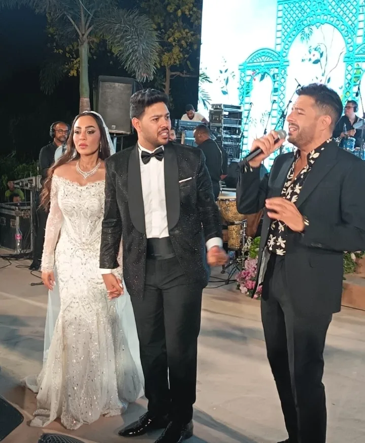 شاهد… حماقي يضفي البهجة على المطرب محمد شاهين شاهد… حماقي يضفي البهجة على المطرب محمد شاهين