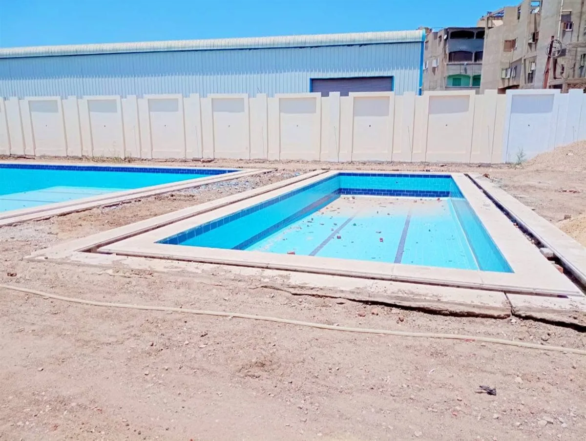 لأول مرة في دمياط: إنشاء بركة سباحة نصف أولمبية
