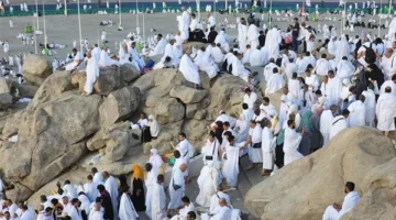 استكمال التحضيرات في مسجد نمرة لاستقبال الحجاج في يوم عرفة