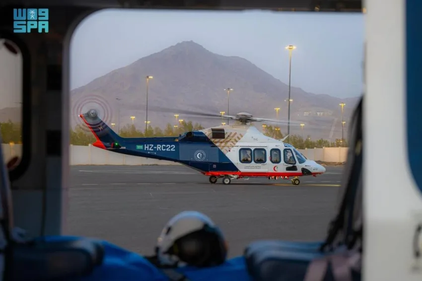 إجلاء جوي لحالة طبية عاجلة في عرفات إجلاء جوي لحالة طبية عاجلة في عرفات