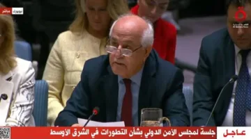 رياض منصور: يتعين على إسرائيل فتح المعابر والسماح بدخول المساعدات إلى غزة