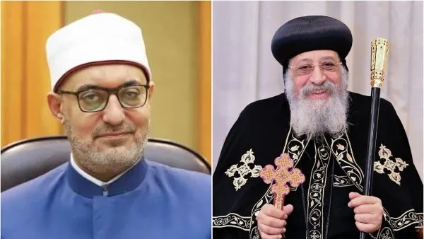 البابا تواضروس يقدم التهاني لمفتي الجمهورية بمناسبة عيد الأضحى البابا تواضروس يقدم التهاني لمفتي الجمهورية بمناسبة عيد الأضحى