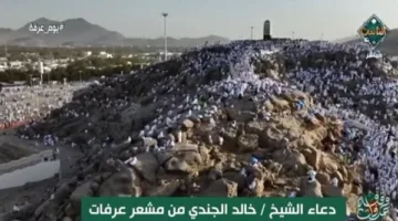 دعاء مُؤثّر من جبل عرفات.. خالد الجندي: اللهم اجعلنا من الفائزين (فيديو)