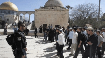 مستوطنون يهاجمون المسجد الأقصى وسط حراسة مشددة من قوات الاحتلال