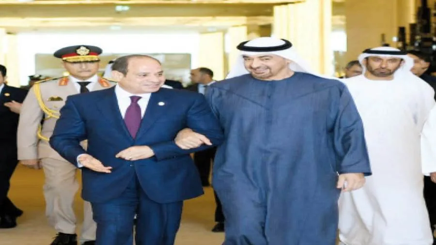 قمة ثنائية مصرية إماراتية في أبوظبي لتعزيز التعاون في المجالات الاقتصادية والاستثمارية