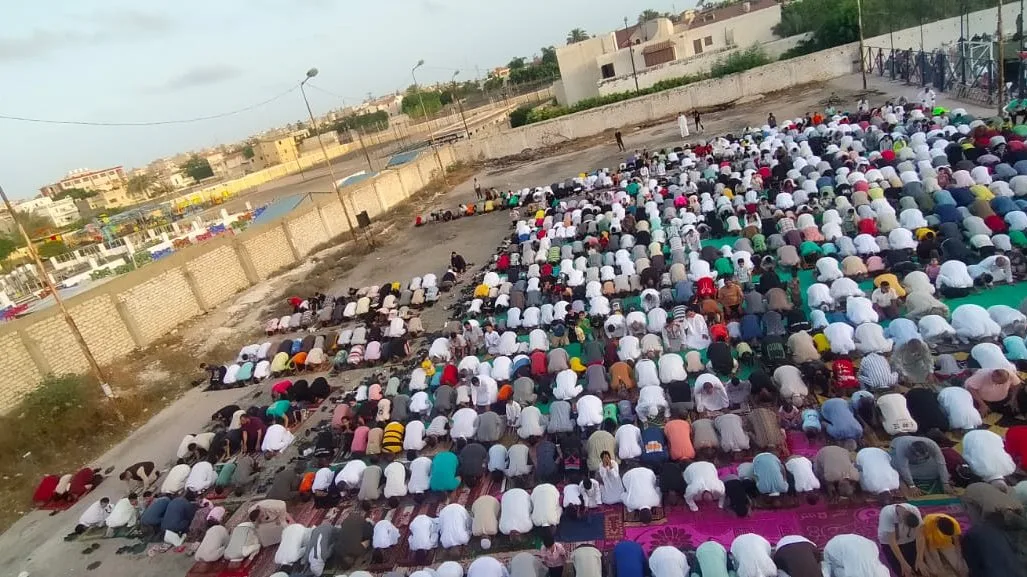الأوقاف تُعد 6240 موقعاً لصلاة عيد الأضحى وتحث على الالتزام والانضباط. الأوقاف تُعد 6240 موقعاً لصلاة عيد الأضحى وتحث على الالتزام والانضباط.