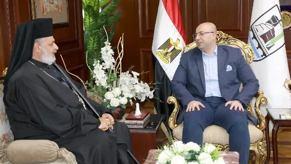 محافظ بني سويف يتلقى التهاني بمناسبة عيد الأضحى من قادة الكنائس والطوائف المسيحية محافظ بني سويف يتلقى التهاني بمناسبة عيد الأضحى من قادة الكنائس والطوائف المسيحية