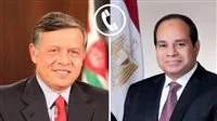 الرئيس السيسي والملك عبدالله الثاني يهنئان بعضهما بمناسبة عيد الأضحى الرئيس السيسي والملك عبدالله الثاني يهنئان بعضهما بمناسبة عيد الأضحى