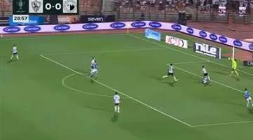 نهائي كأس مصر: أحمد عاطف يُسجل الهدف الأول لبيراميدز في مرمى الزمالك في الدقيقة 29