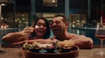 عمرو يوسف وأسماء جلال يعلنان انفصالهما في برومو فيلم “السلم والثعبان ولعب عيال” (فيديو)