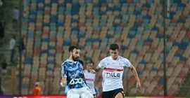 بيراميدز يحرز هدفًا في الشوط الأول من النهائي أمام الزمالك