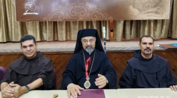 بطريرك الأقباط الكاثوليك يقوم بزيارة إلى جماعة الإخوة الأصاغر