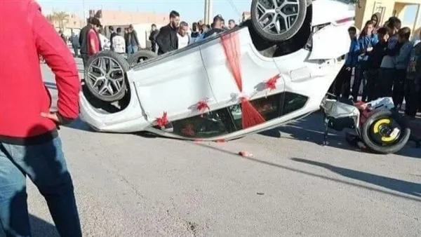 إصابة 6 أفراد، منهم 3 أطفال، في حادث انقلاب سيارة بمحافظة المنوفية إصابة 6 أفراد، منهم 3 أطفال، في حادث انقلاب سيارة بمحافظة المنوفية