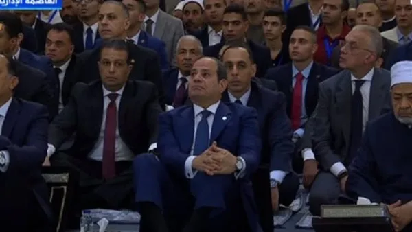 خطبة صلاة عيد الأضحى المبارك بحضور الرئيس السيسي في مسجد مصر بالعاصمة الإدارية (بث حي) خطبة صلاة عيد الأضحى المبارك بحضور الرئيس السيسي في مسجد مصر بالعاصمة الإدارية (بث حي)
