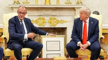 الرئيس الأمريكي والمستشار الألماني يتناولان التعاون الثنائي