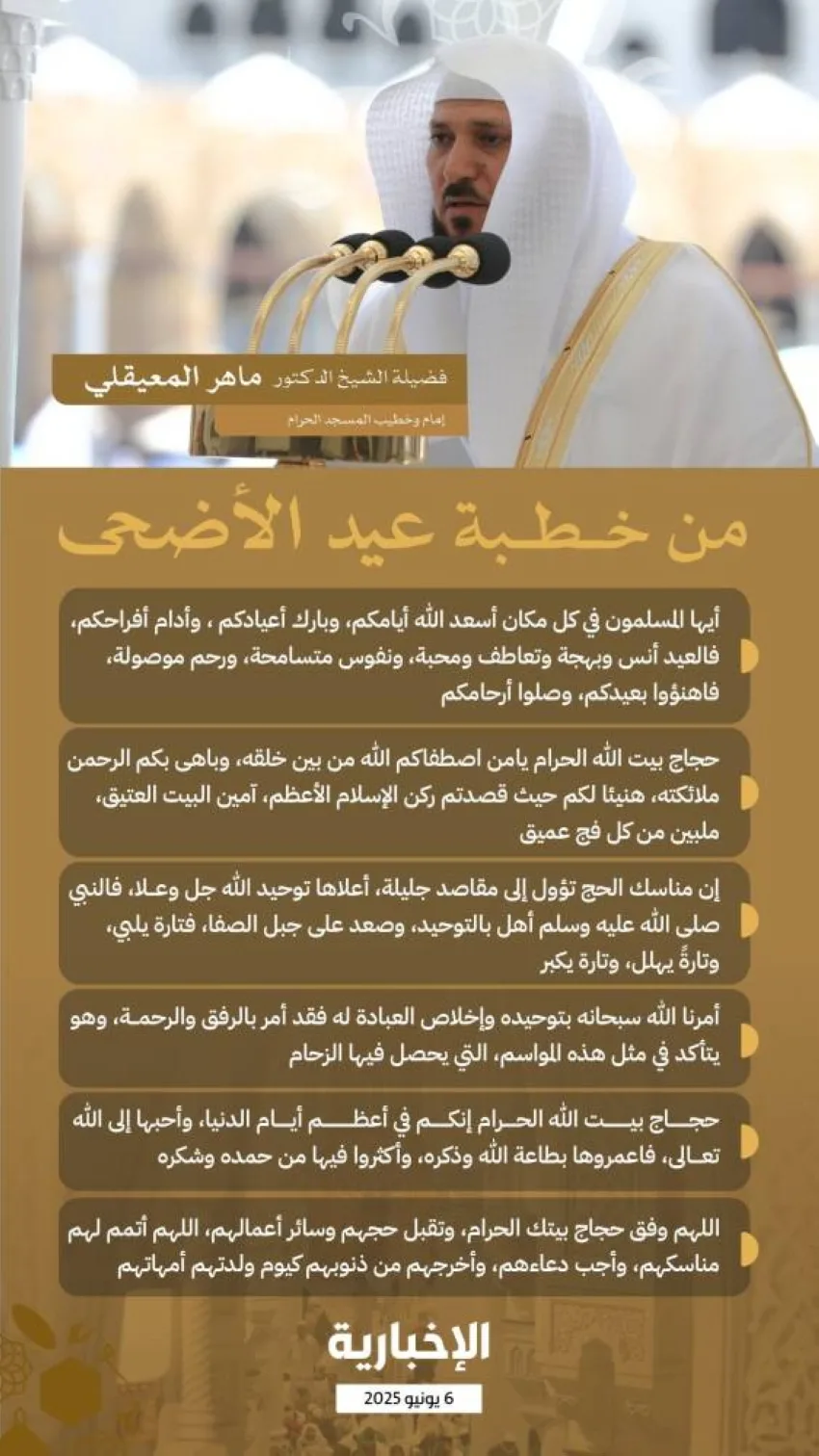 صلاة عيد الأضحى في المسجد الحرام صلاة عيد الأضحى في المسجد الحرام