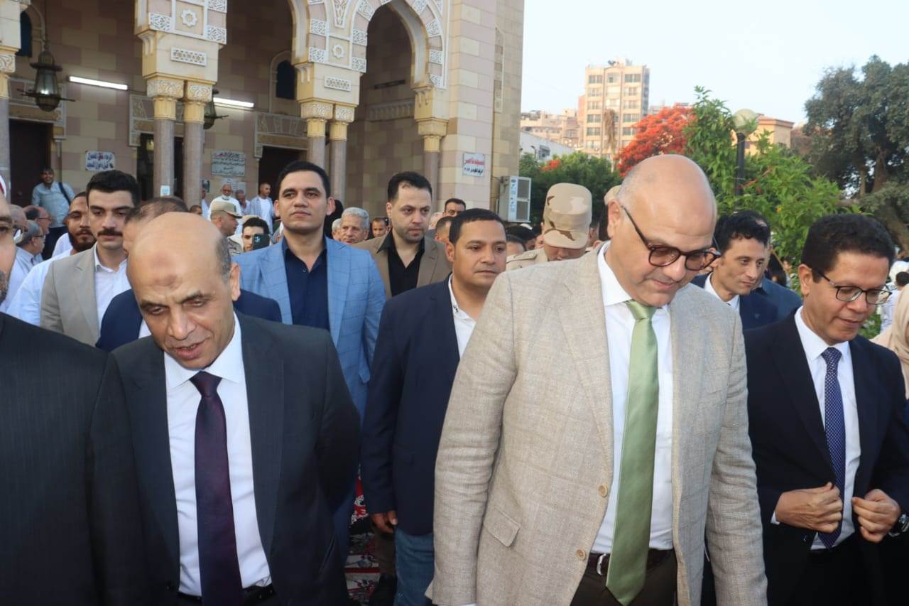 محافظ القليوبية ومدير الأمن ورئيس جامعة بنها