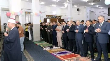 محافظ الشرقية يشارك في صلاة عيد الأضحى في مسجد الزراعة بمدينة الزقازيق