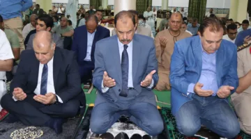 محافظ سوهاج يشارك في صلاة عيد الأضحى بمسجد الشرطة بحضور القيادات الأمنية