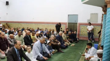 ابتهالات تملأ ساحات مسجد النصر احتفالاً بعيد الأضحى في أسوان