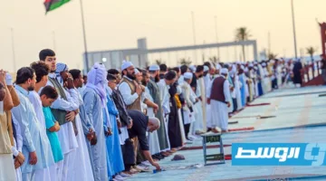 صلاة عيد الأضحى في طرابلس تتزامن مع تدابير أمنية (صور)