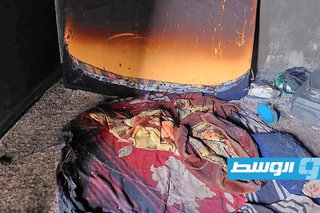 مصرع فتاة في حريق منزل بمدينة الكفرة