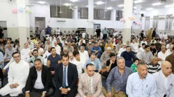 محافظ الشرقية يشارك في صلاة عيد الأضحى بمسجد الزراعة في الزقازيق