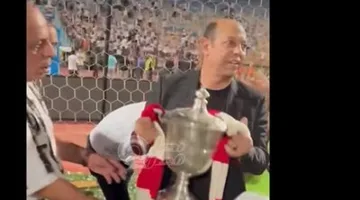 عدسة “تحيا مصر” توثق سعادة أحمد سليمان بفوز كأس مصر.. صور وذكريات لا تنسى