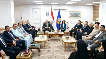 محافظ البحيرة يستقبل المهنئين بمناسبة عيد الأضحى المبارك