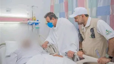 وزير الصحة يعلن استقرار الحالة الصحية للحجاج المصريين وزير الصحة يعلن استقرار الحالة الصحية للحجاج المصريين