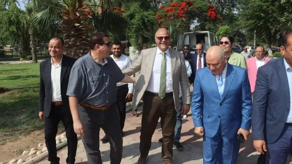 محافظ القليوبية يزور حديقة عفله في القناطر الخيرية محافظ القليوبية يزور حديقة عفله في القناطر الخيرية