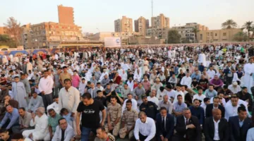 نصف مليون مُصَلٍّ يشارك في احتفالات عيد الأضحى في مراكز الشباب والأندية بالمنيا.. صور