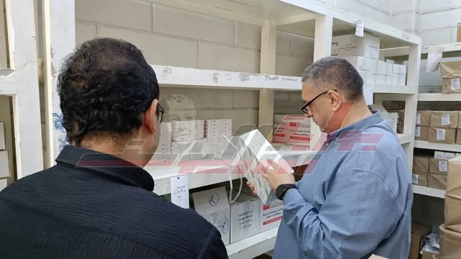 وكيل وزارة الصحة بكفر الشيخ يقوم بجولة في مخازن إدارة الصيدلة وكيل وزارة الصحة بكفر الشيخ يقوم بجولة في مخازن إدارة الصيدلة